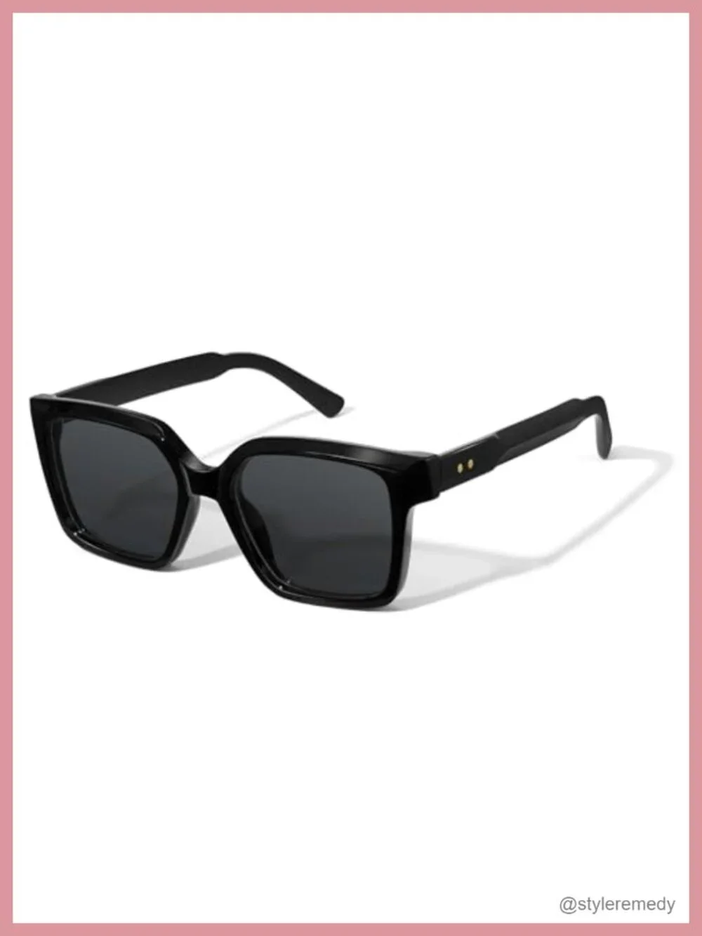 Square Oversized Chunky Frame Streetwear Sunglasses with Headband Function